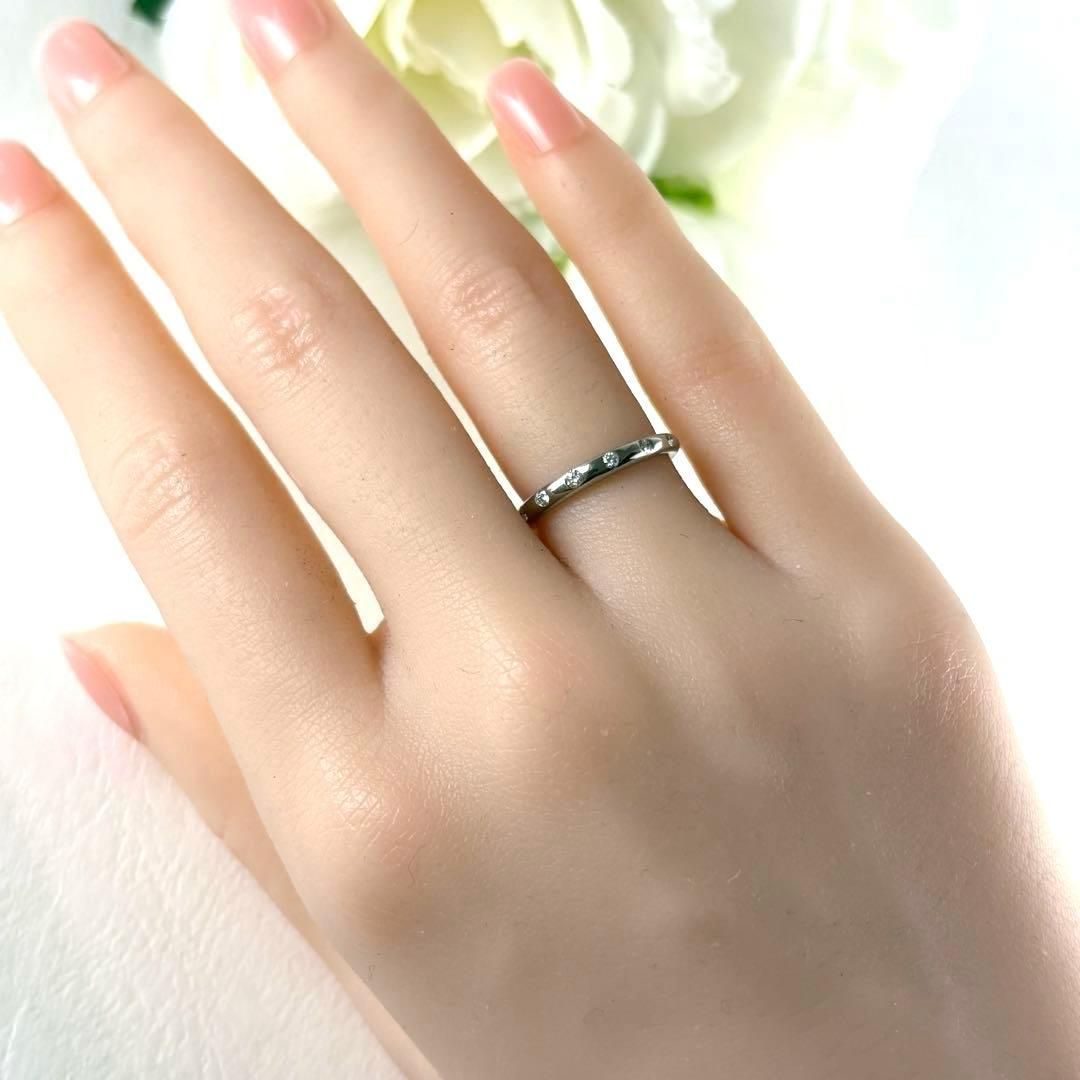 274☆ブルガリ Pt950 ダイヤモンド 7P リング 約6号 - メルカリ