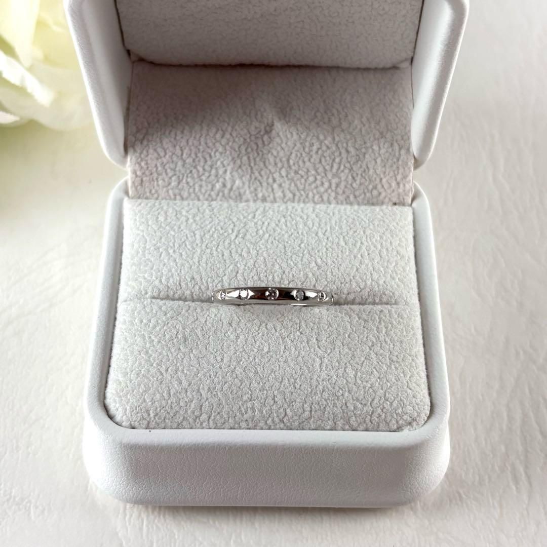 274☆ブルガリ Pt950 ダイヤモンド 7P リング 約6号 - メルカリ