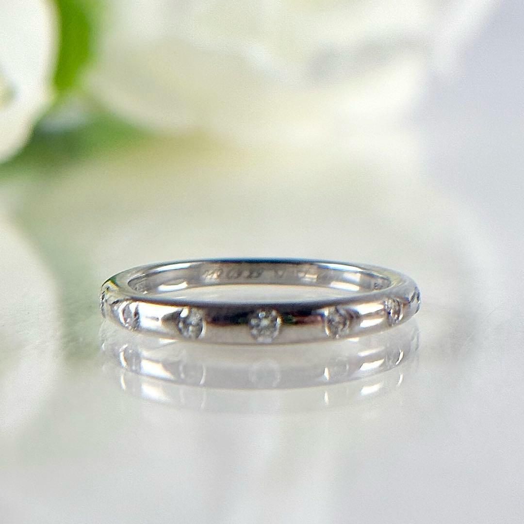 274☆ブルガリ Pt950 ダイヤモンド 7P リング 約6号 - メルカリ