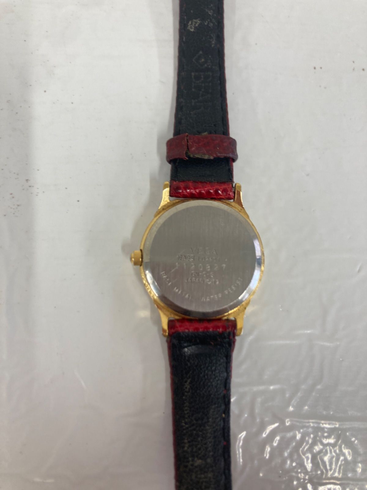 2【不動】CITIZEN VEGA junction ムーンフェイズ レッド 赤 ゴールド