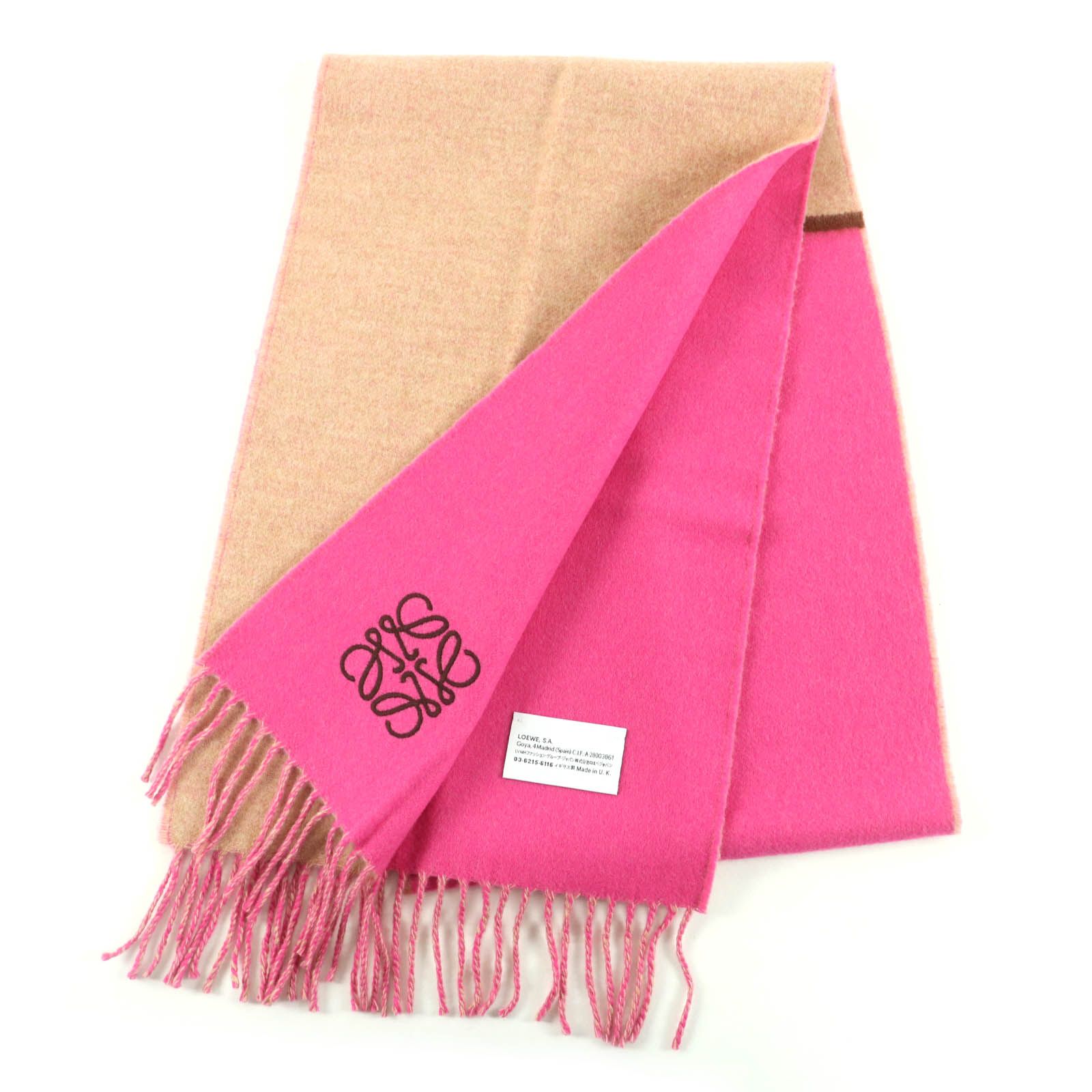 ロエベ ウールマフラー 箱付き 箱付き】LOEWE ショール ロエベ ウール