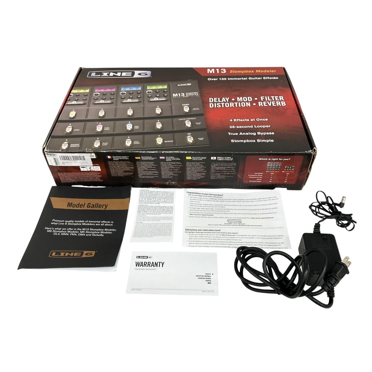 Line6 M13 STOMPBOX MODELER マルチエフェクター ストンプボックスモデラー マルチ ライン6 ジャンク K10471412