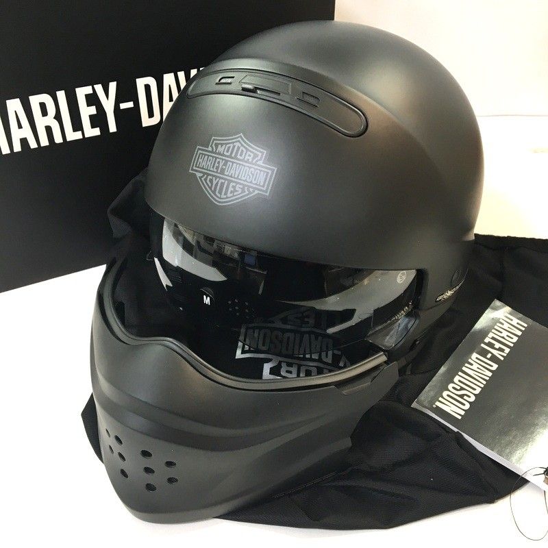 HARLEY-DAVIDSON ジェットヘルメット マットブラック バイク