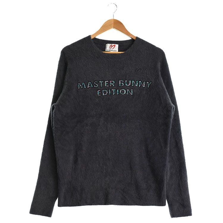 ♥ マスターバニー|メンズ|4 M相当 |ニット|秋冬|グレー系|古着ゴルフウェア
