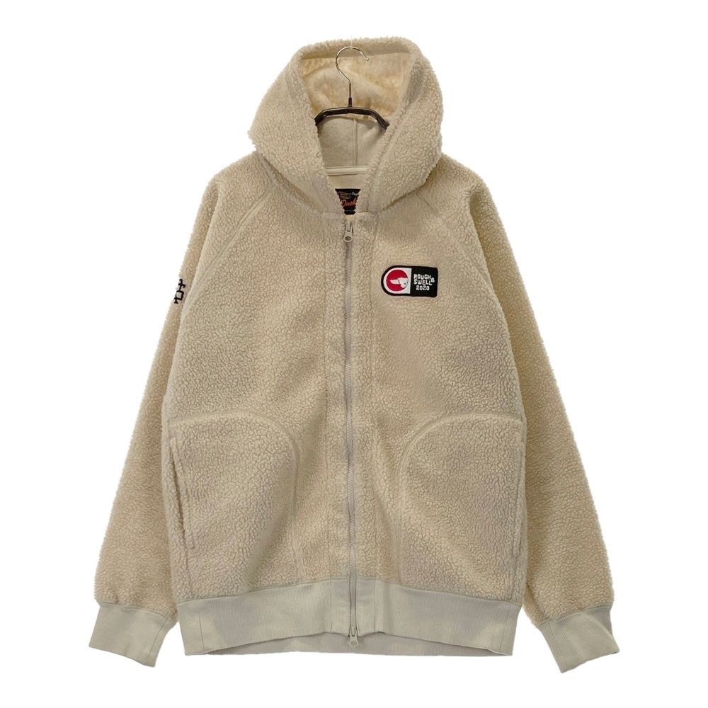 サイズ：M ROUGH&SWELL ラフアンドスウェル フリースボア ジップ