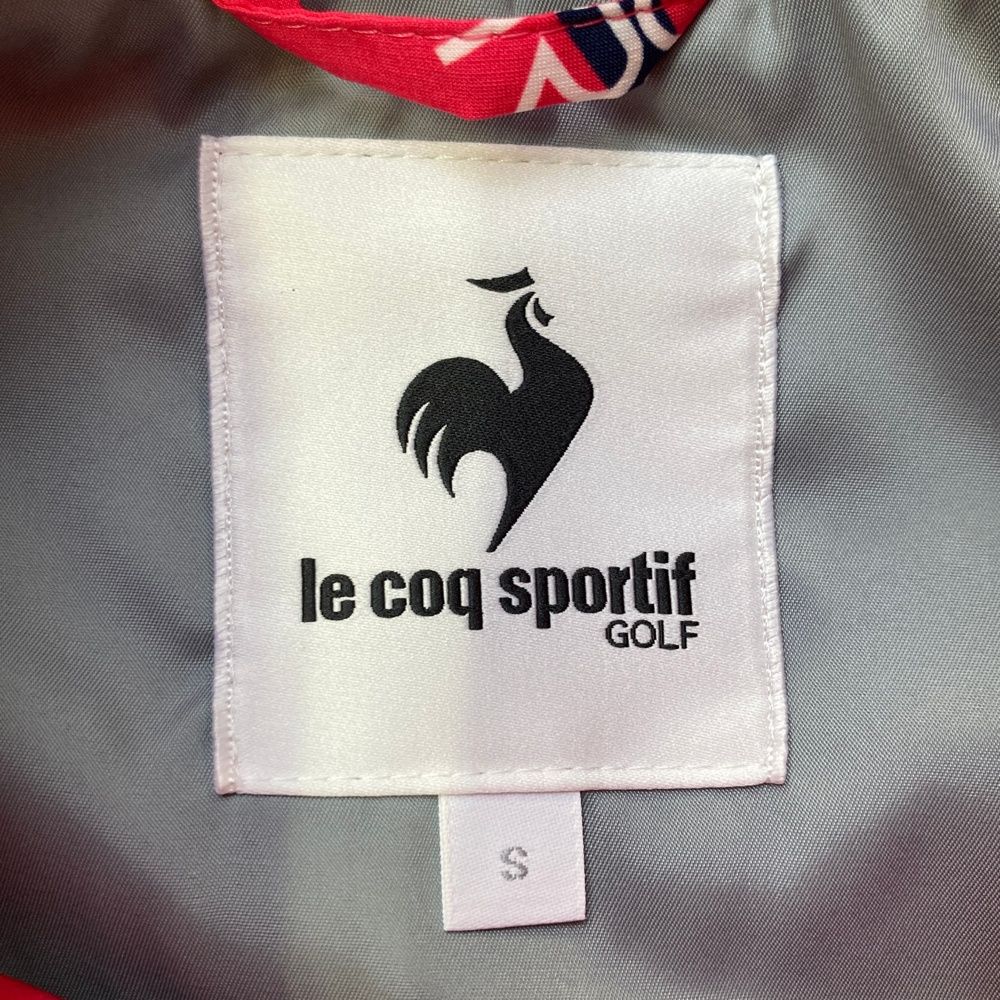 サイズ S LE COQ GOLF ルコックゴルフ 中綿ベスト 総柄 ピンク系 240101543078 ゴルフウェア レディース ストスト LLC-HASEGAWATOSO_COM