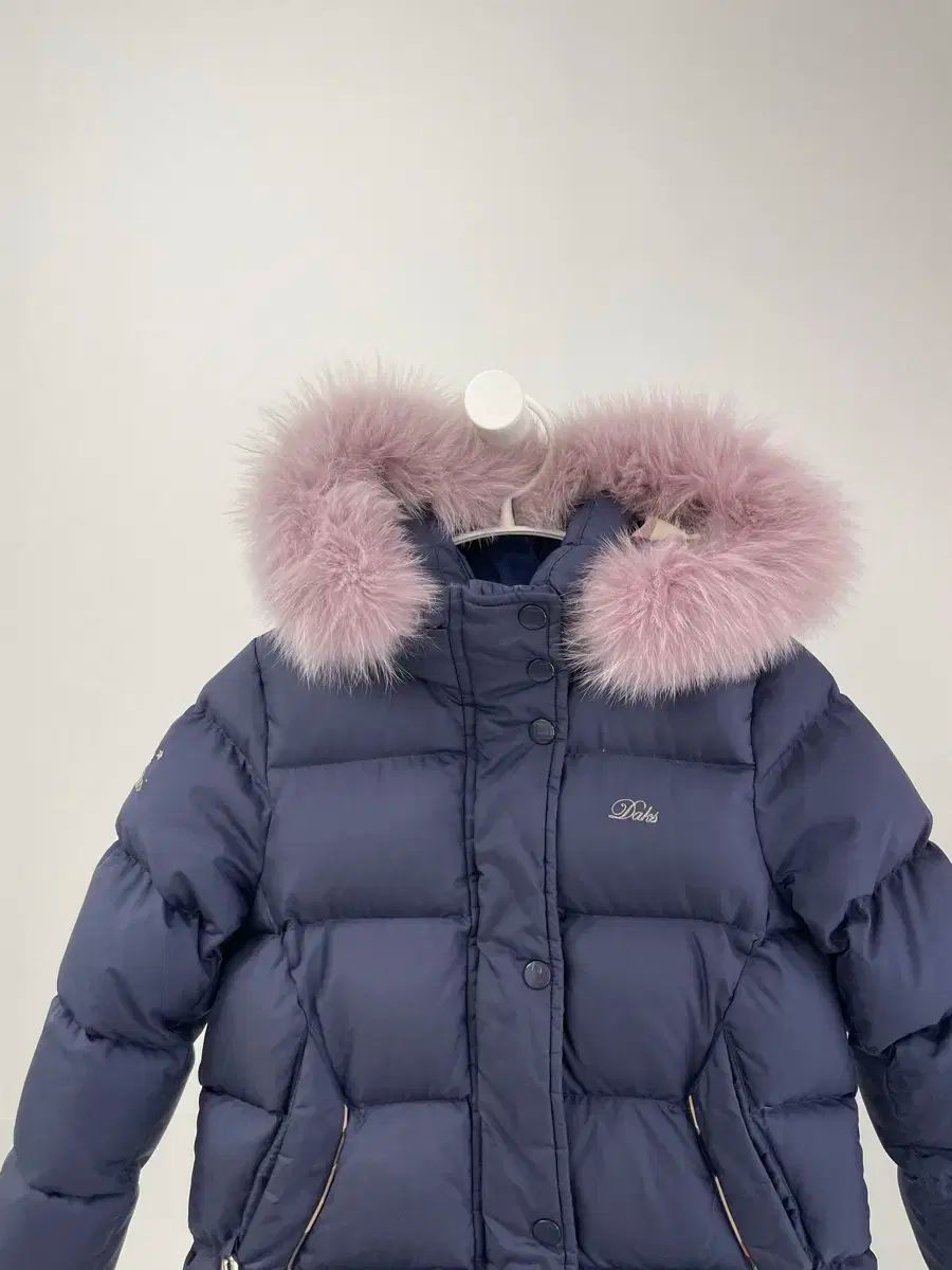 ダックス キッズ 女の子 グースダウン ロング丈 ダウンジャケット 120