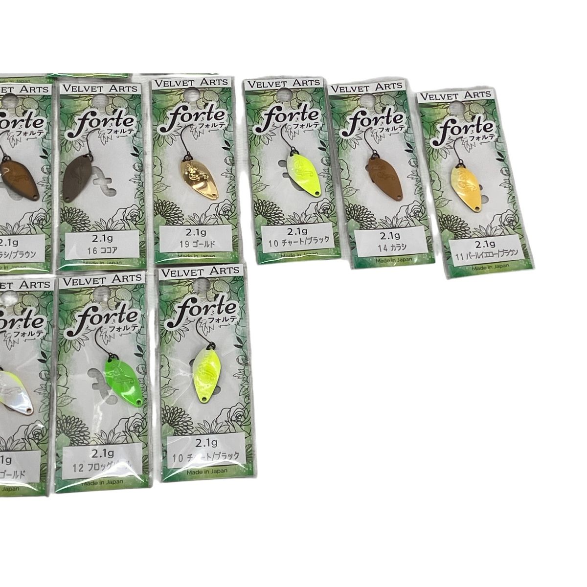 VELVET ARTS ベルベットアーツ Forte フォルテ 2.1g 35個セット 釣具 トラウト ルアー スプーン W10432832 OLIVEOS_COM_TR