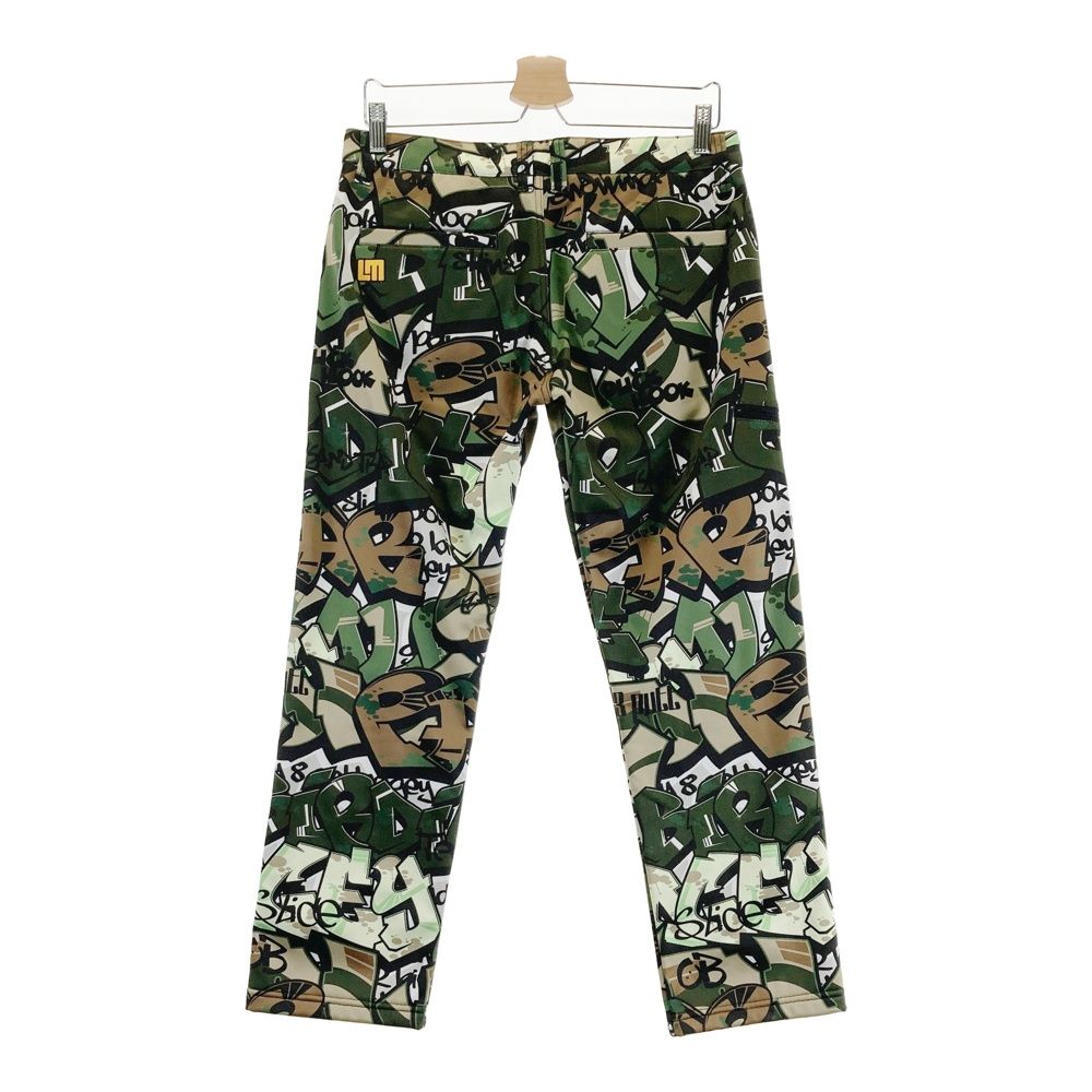 サイズ M LOUD MOUTH ラウドマウス IK778302 裏フリース ロングパンツ アーミーゴルフ柄 カーキ系 240101553326 ゴルフウェア メンズ ストスト