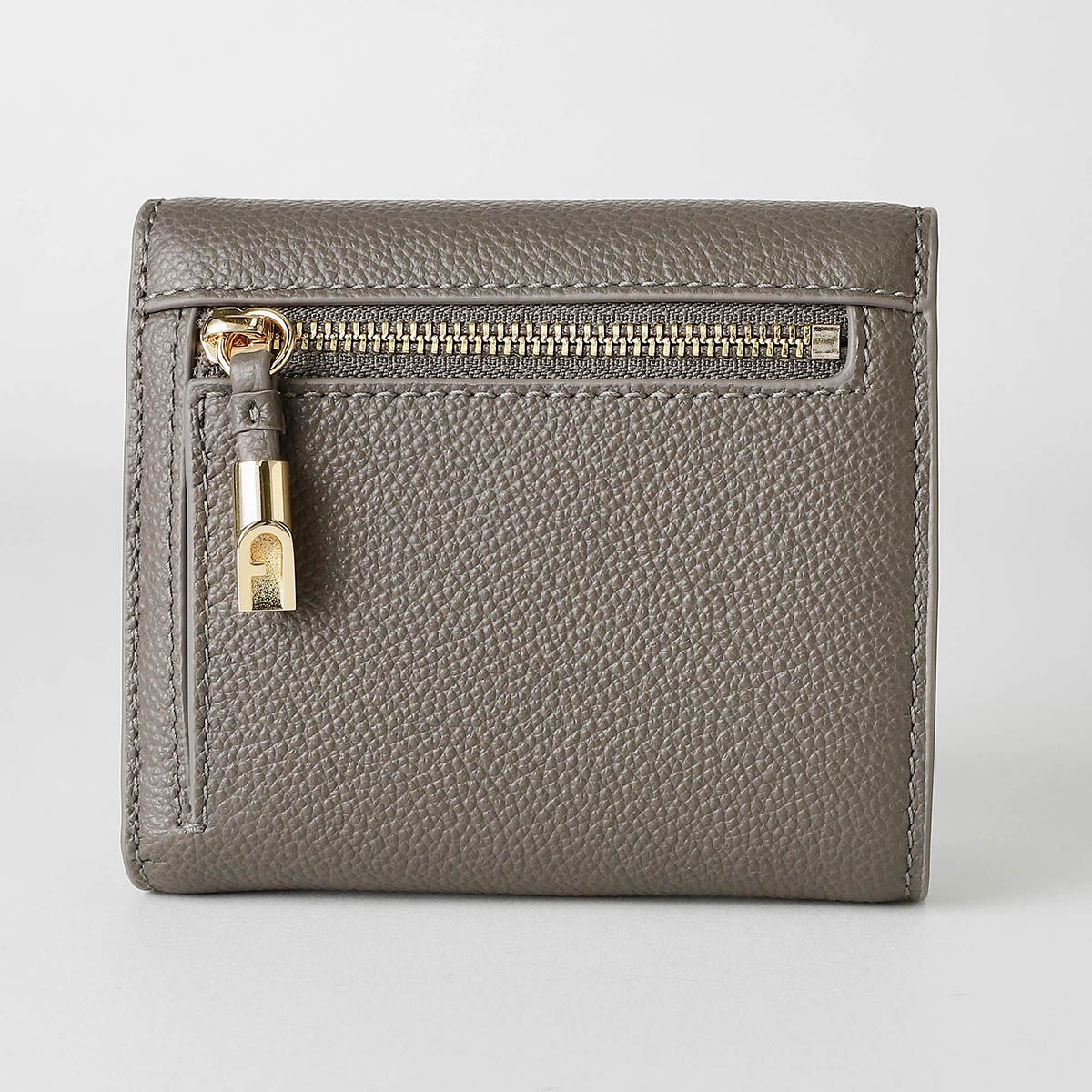 ✿新品未使用（箱・保存袋付き） FURLA/フルラ 二つ折り財布 グレー FURLA 二つ折り財布 グレー 保存袋付き FURLA グレー 二つ折り財布