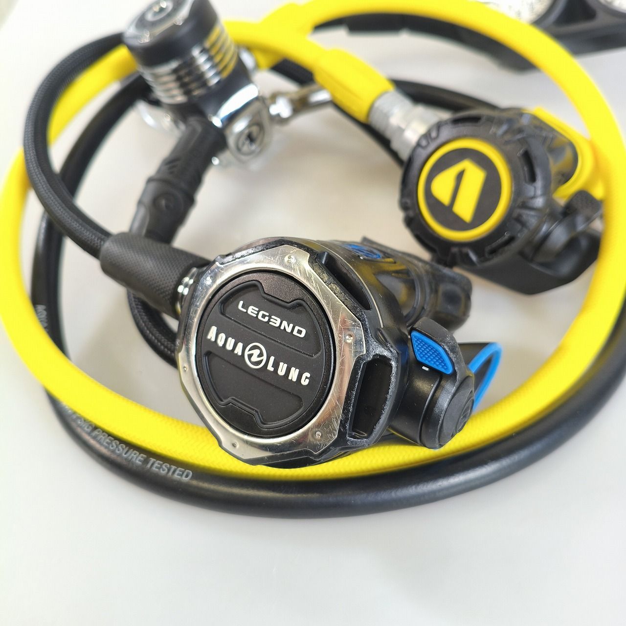 OH済 アクアラング LEGEND レギュレーター ファースト セカンド オクトパス ゲージセット REG