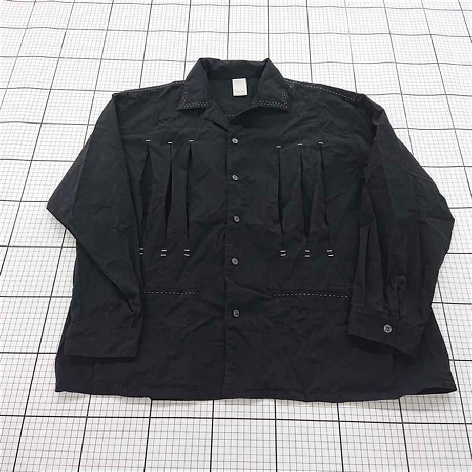 ◇ Θ Casper John タック入り 長袖 ナイロンジャケット サイズM 