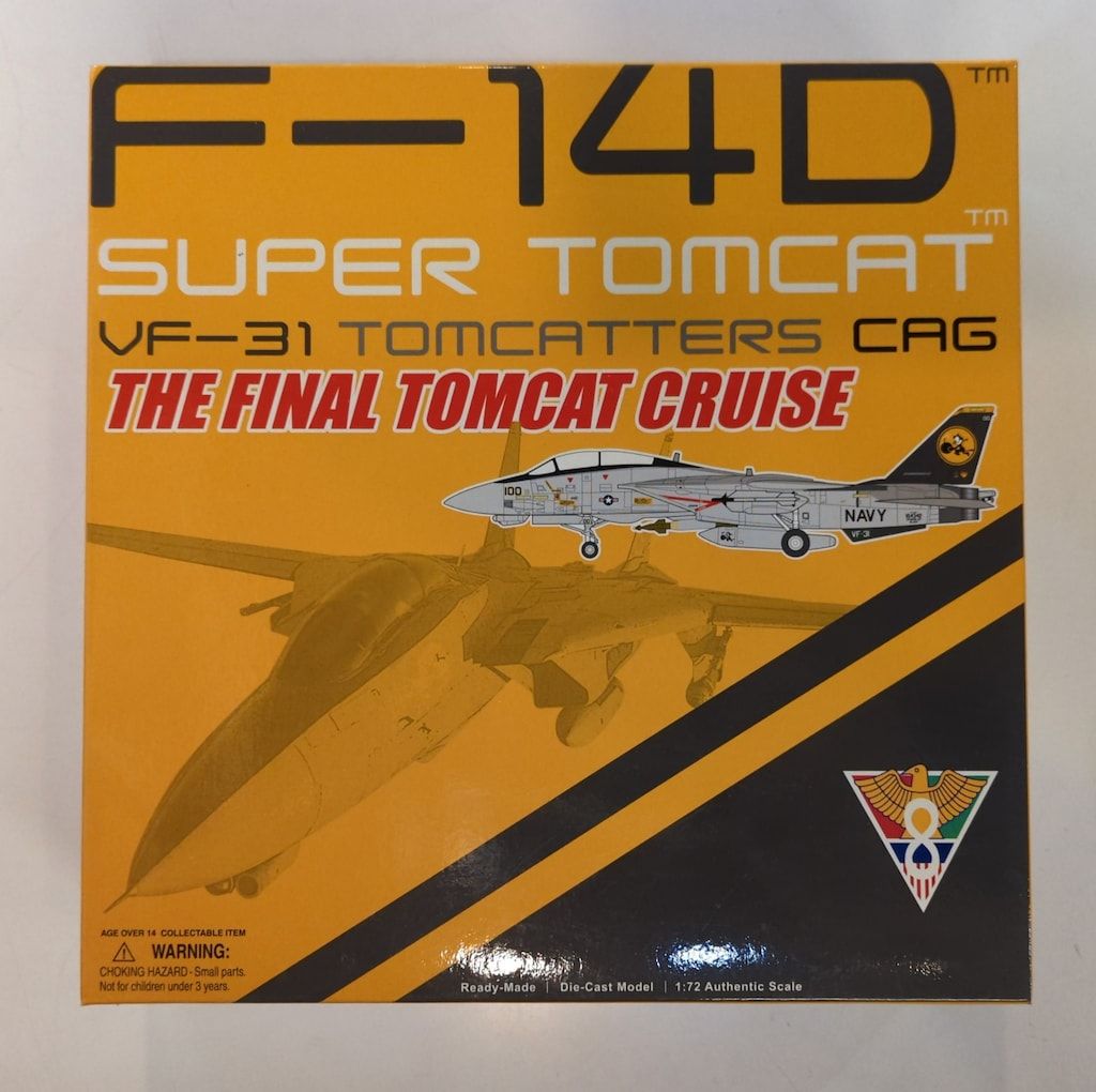 DRAGON 1/72 CYBER HOBBY F-14D SUPER TOMCAT VF-31 TOMCATTERS CAG