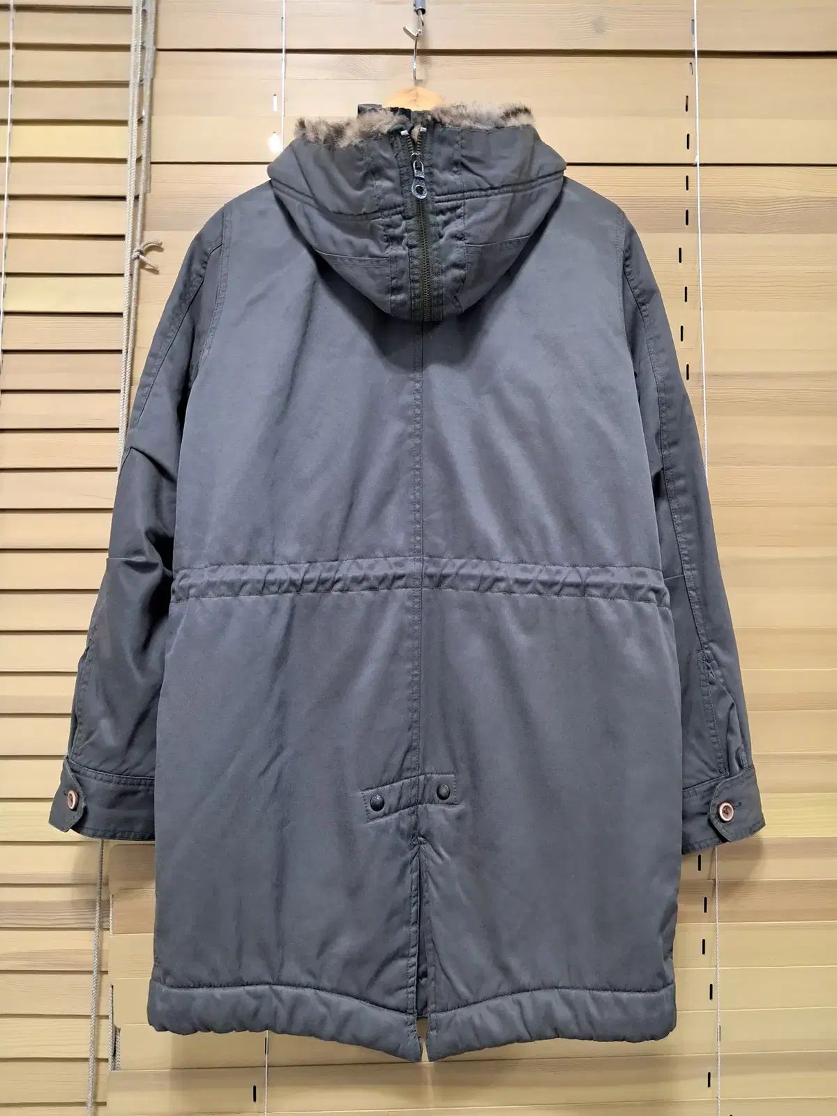 DIESEL ディーゼル メンズ カーキ マウンテンパーカー キルティング コート Sサイズ