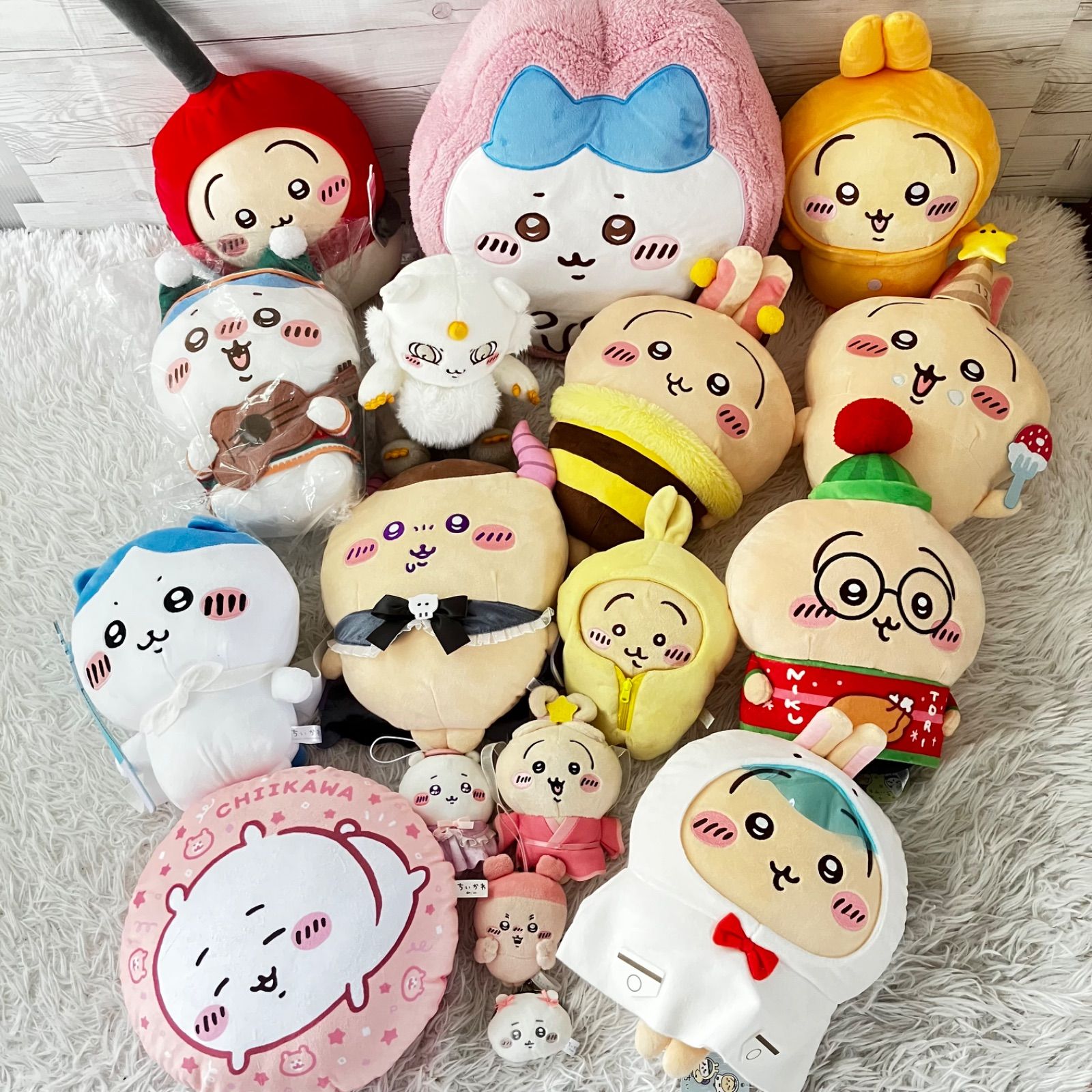 ちいかわ ぬいぐるみ 17点セット 大量まとめ売り エニマイくじ未開封