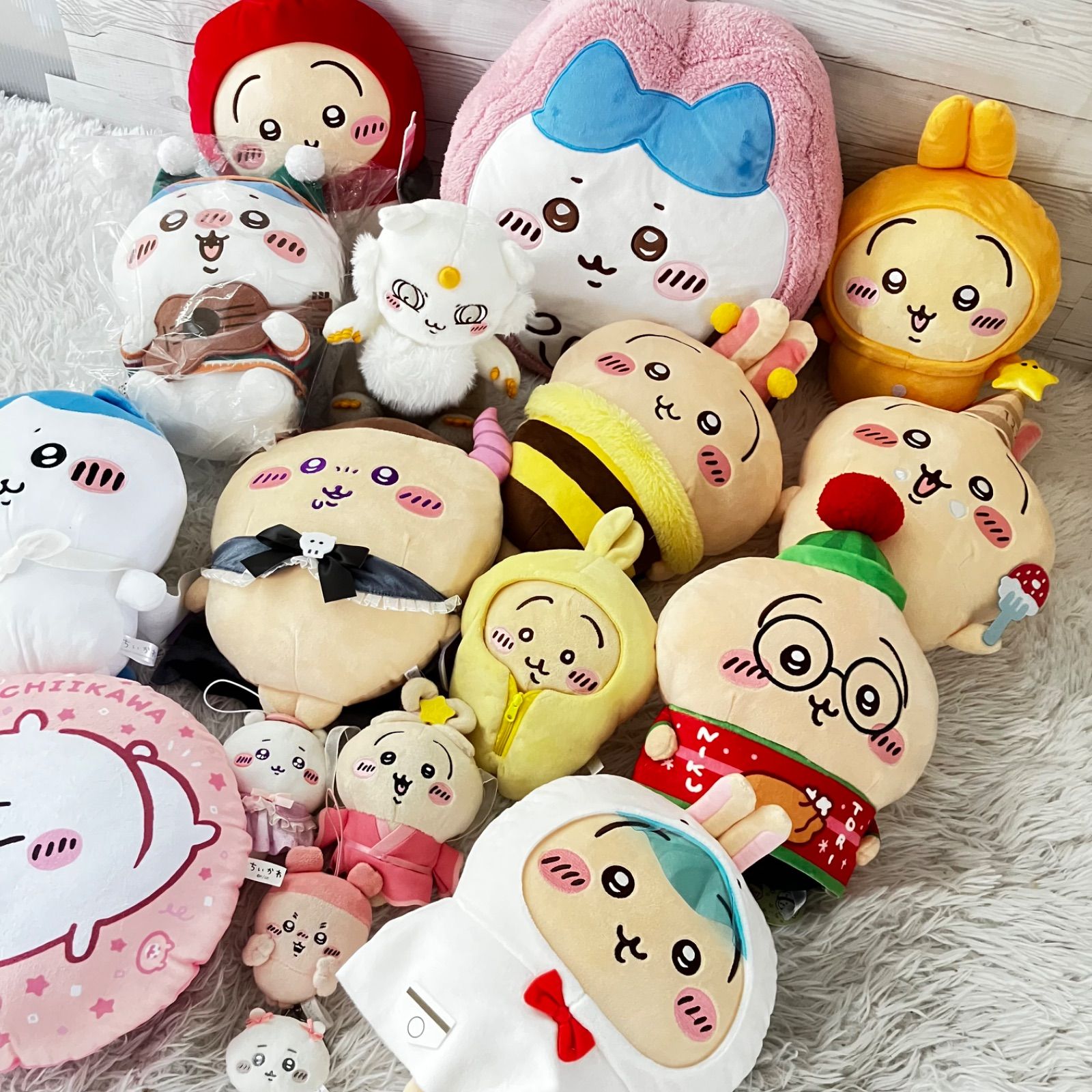 ちいかわ ぬいぐるみ 17点セット 大量まとめ売り エニマイくじ未開封