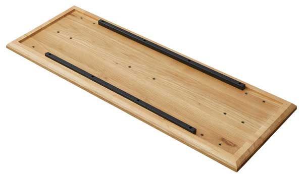 天然木 オーク のデスク カウンターテーブル天板120 W120×D45×H3cm No.261