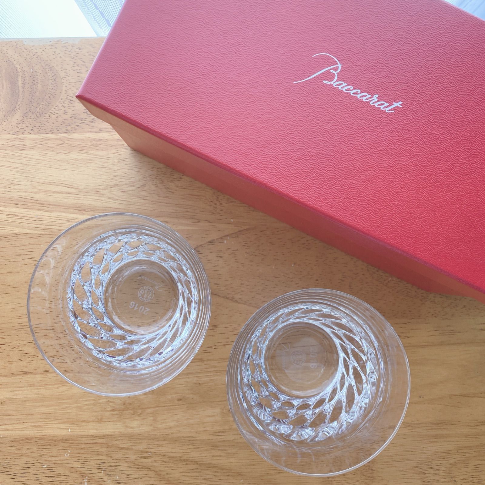 BACCARAT バカラ 2016年 品 ペアグラス グローリア Gloria