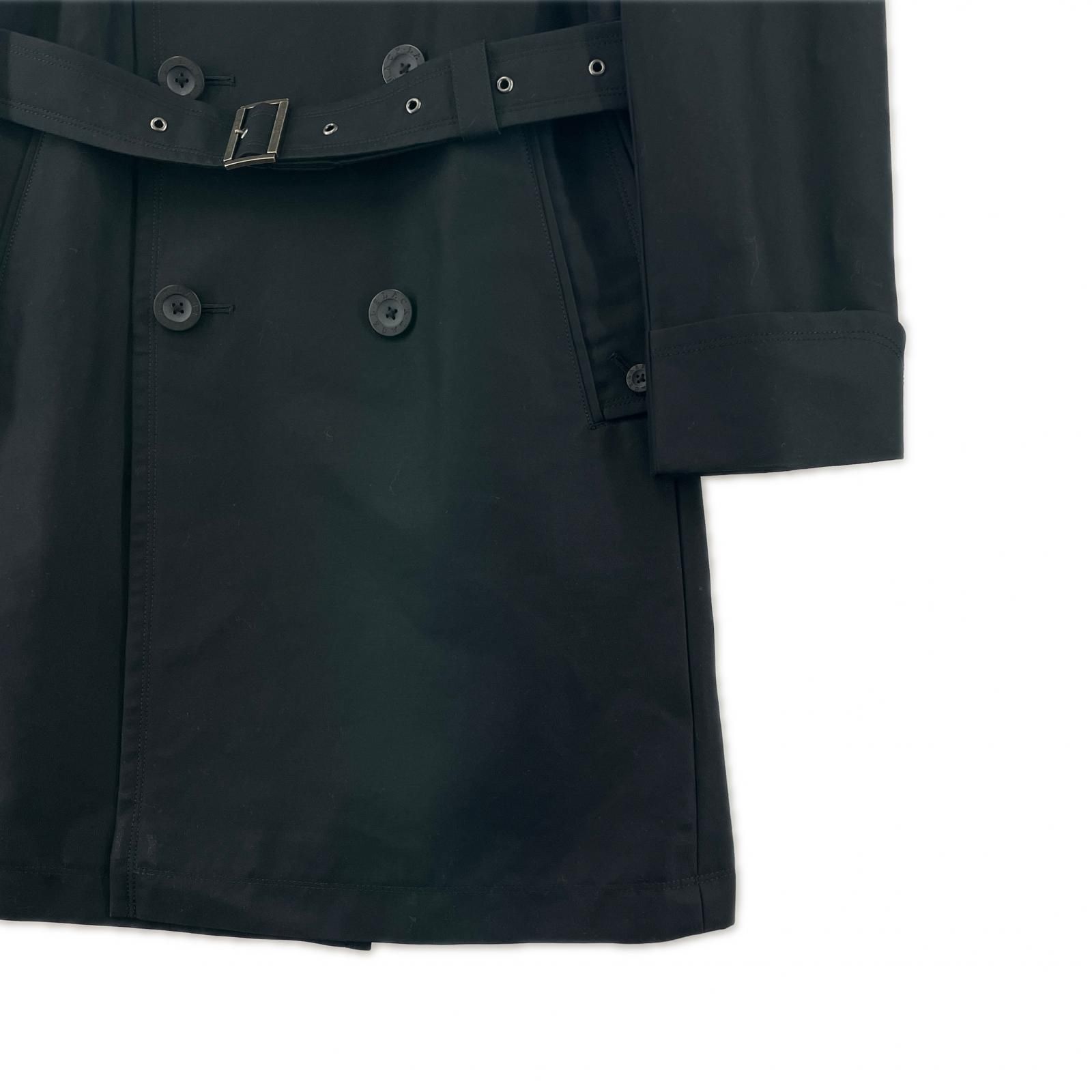 ロゴボタン トレンチコート