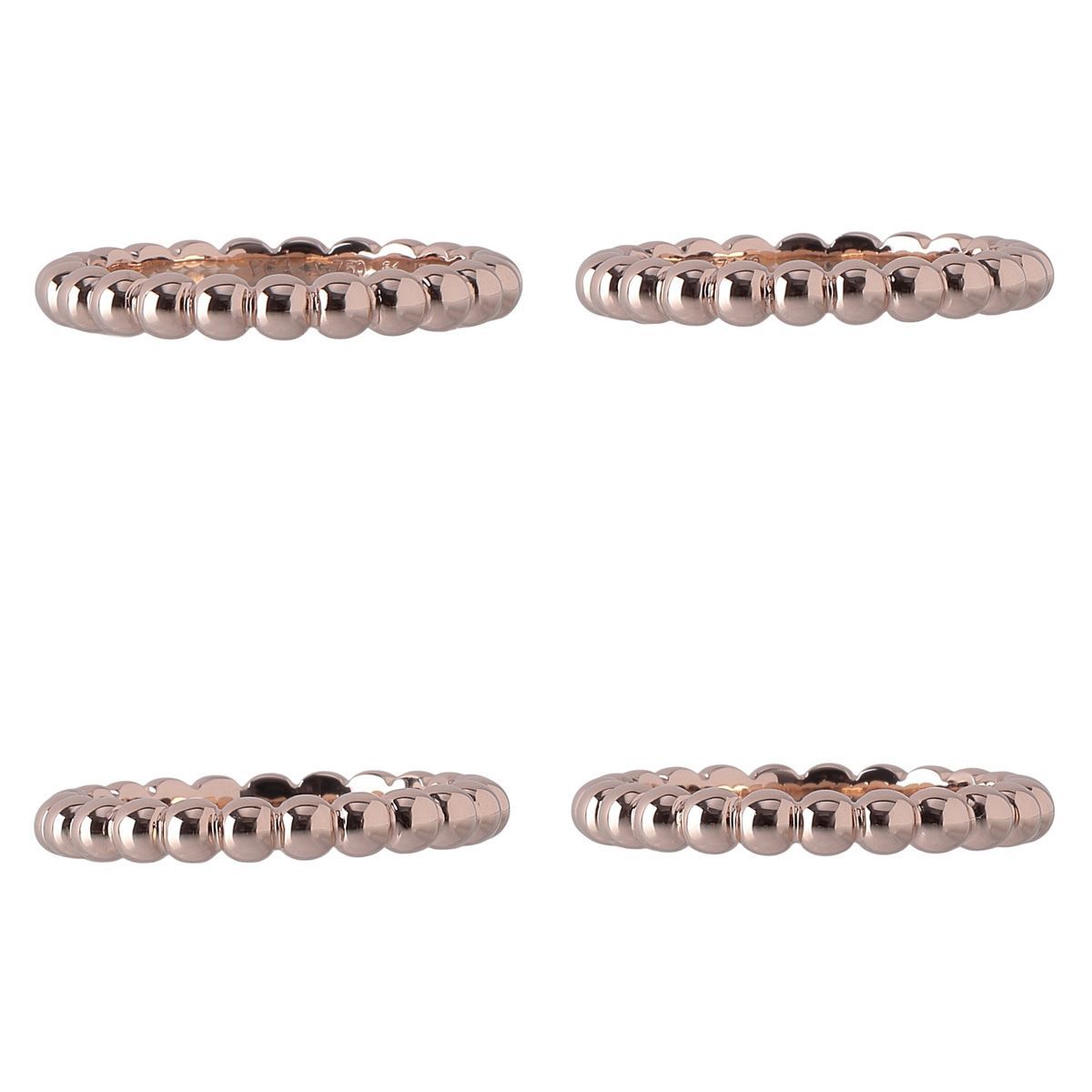 ヴァンクリーフ＆アーペル ペルレ リング ミディアム 51 Au750PG 仕上げ済 VanCleef＆Arpels VCA 24049