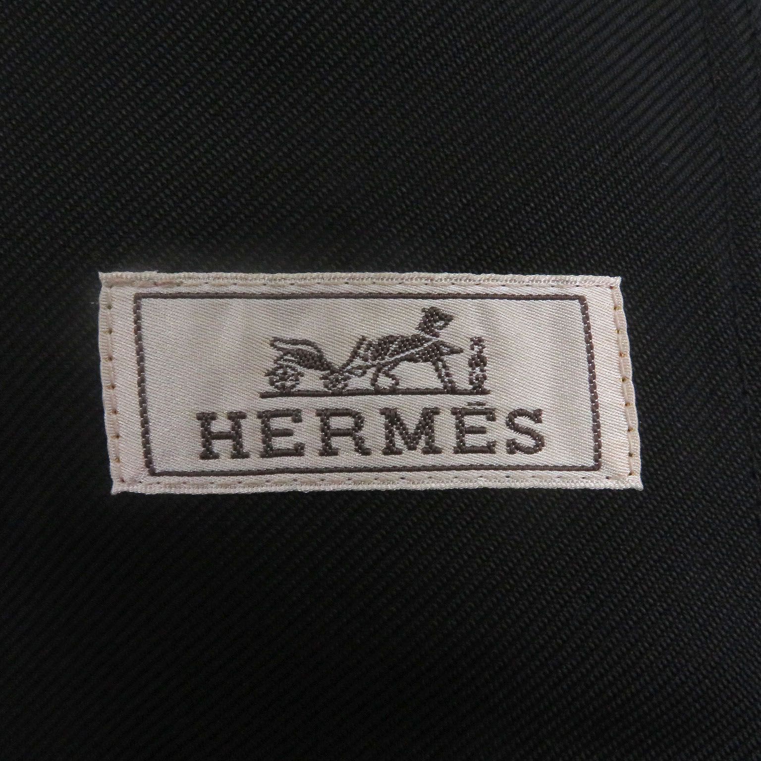 極美品□HERMES エルメス セリエボタン Hロゴジップ ジャケット  