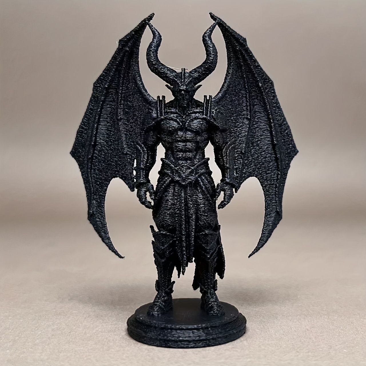フィギュア デーモン 黒 ブラック おもしろい 置物 9.8cm 悪魔 デビル
