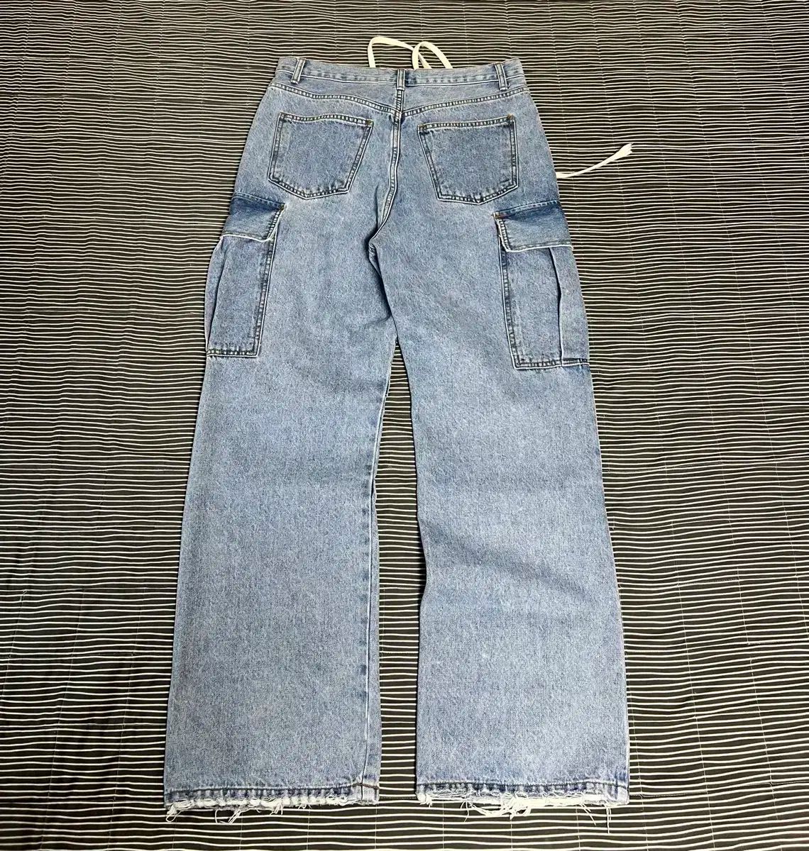 s|e|o エスイーオー ポケット デニムパンツ ブルー 2