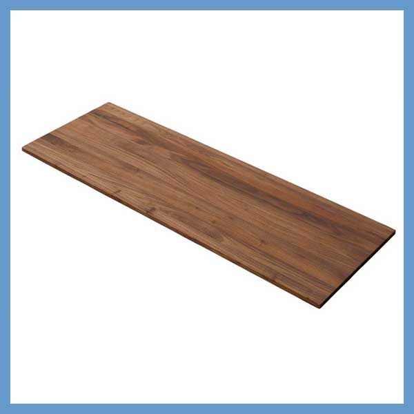 天然木 ウォルナット のデスク カウンターテーブル天板120 W120×D45×H3cm No.261