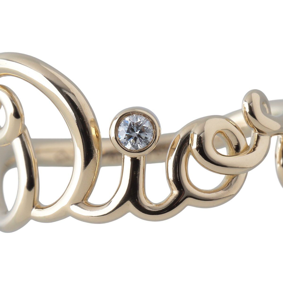 ディオール アムール ダイヤ リング 52 Au750YG 保証書 2025年 箱 仕上げ済 Christian Dior 24072