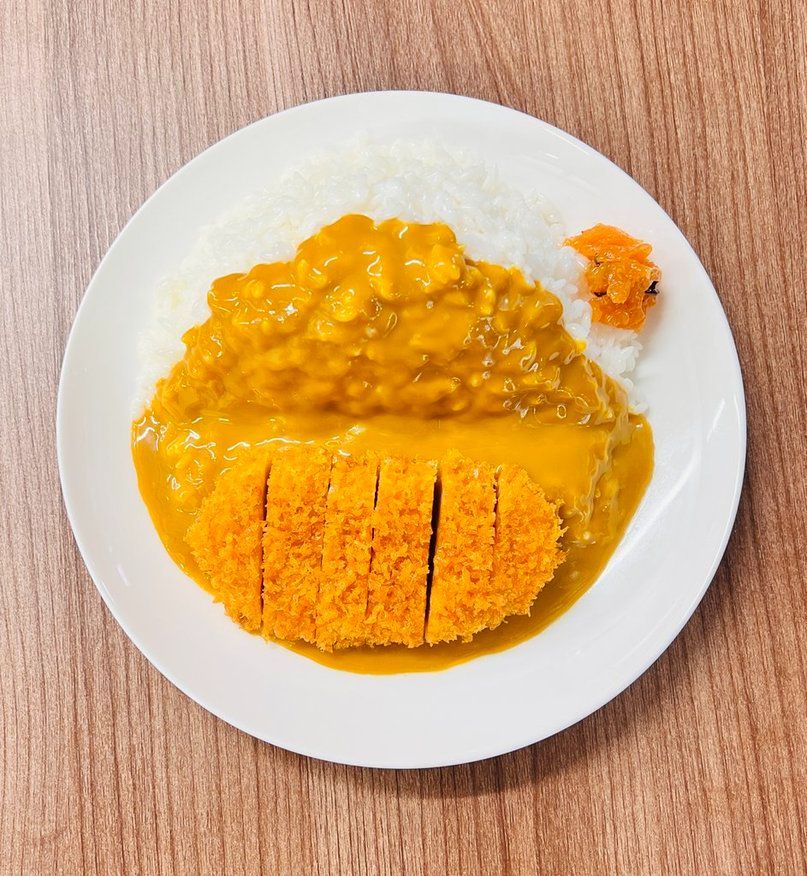 カレーライス型タブレットスタンド 日本食サンプル iPhone iPadホルダー