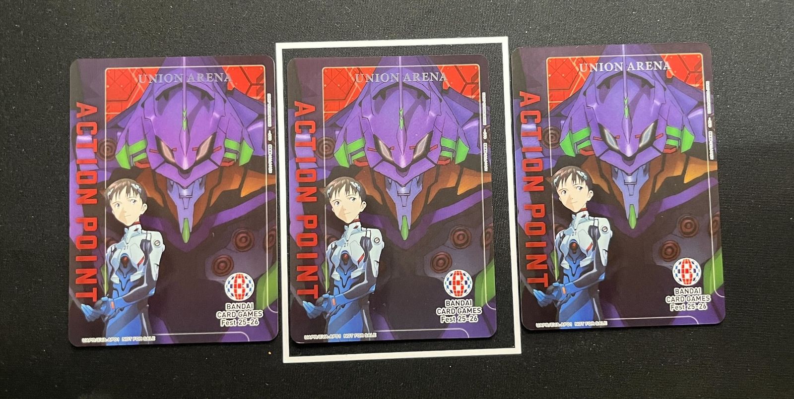 アクションポイントカード3枚セット(ヱヴァンゲリヲン新劇場版)〈EVA