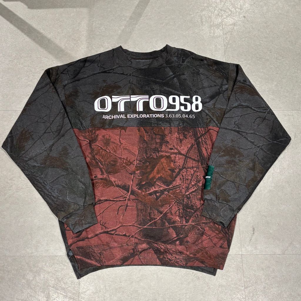 OTTO958 × FIFTH オットー958 Crewneck Sweatshirts スウェット レッド 