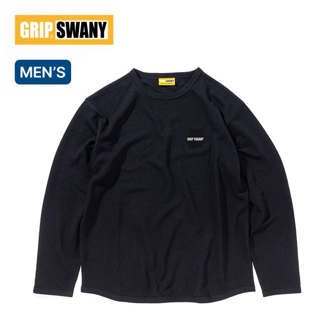 GRIP SWANY グリップスワニー サーマルL S Tシャツ GSMCT-074 ブラック