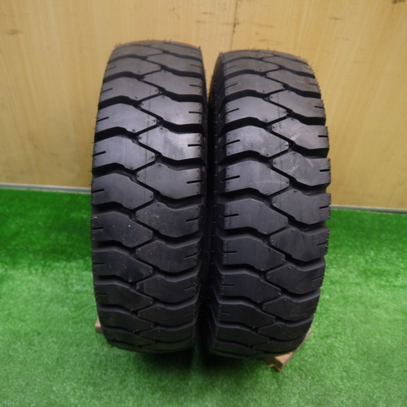 25年 付き 2本 フォークリフト タイヤ 6 00 9 10 PR ダンロップ POWER LIFTER パワー リフター ノタ