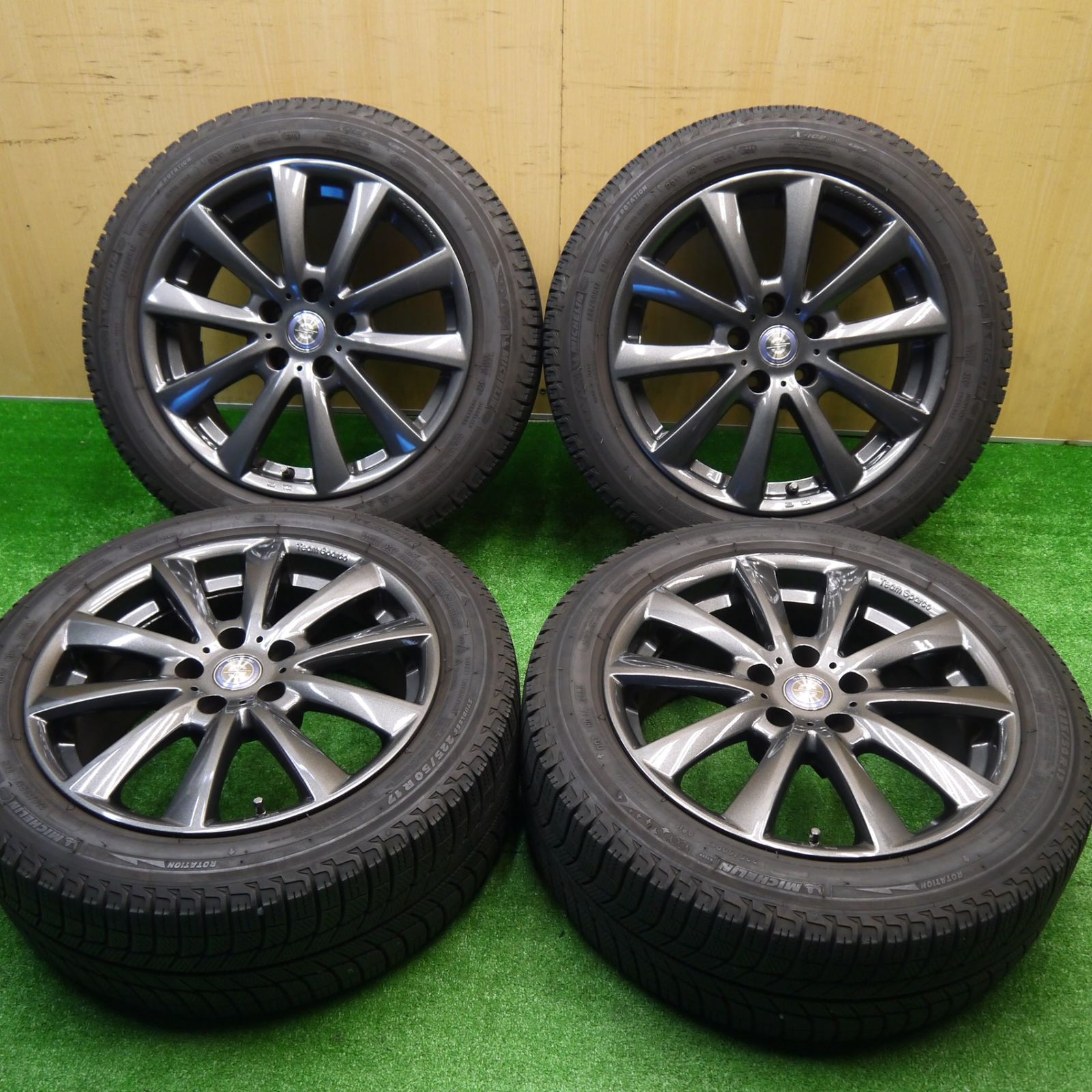 4本価格 BMW 等 225 50 R 17 スタッドレス ミシュラン X ICE XI 3 ZP Team Sparco チームスパルコ 17インチ PCD 112 5 H ス