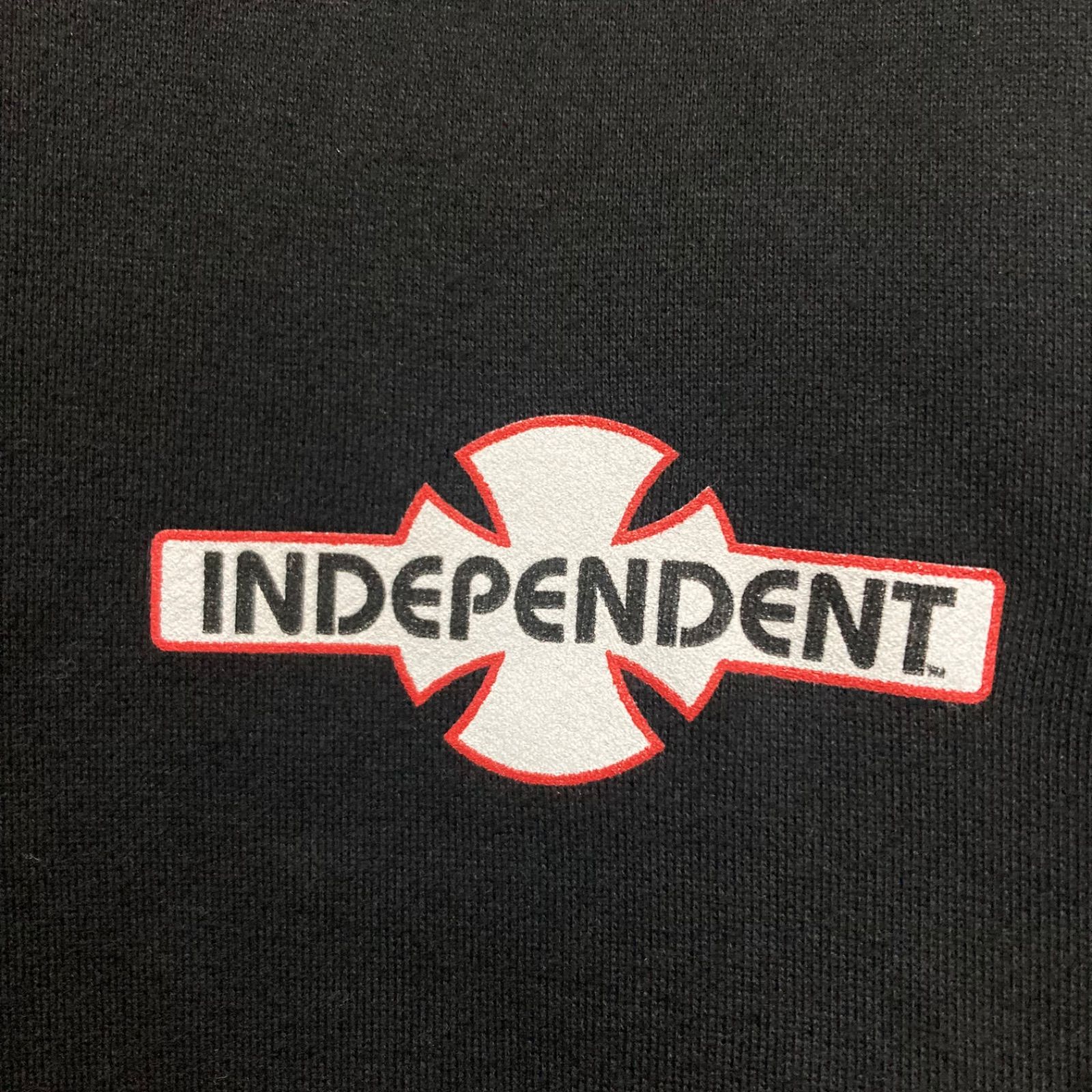 INDEPENDENT パーカー BLACK インディペンデント アイアンクロス