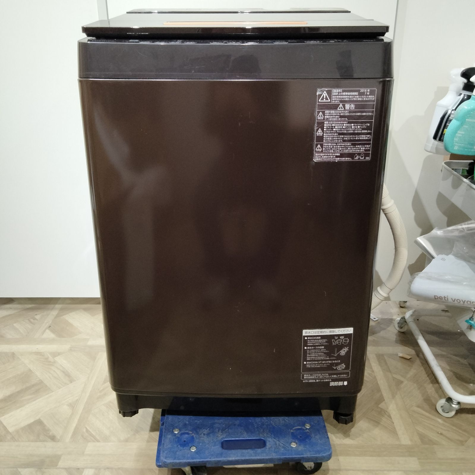 N-6502 TOSHIBA 18年製 東芝 電気洗濯機 10 kg AW-10 SD 6