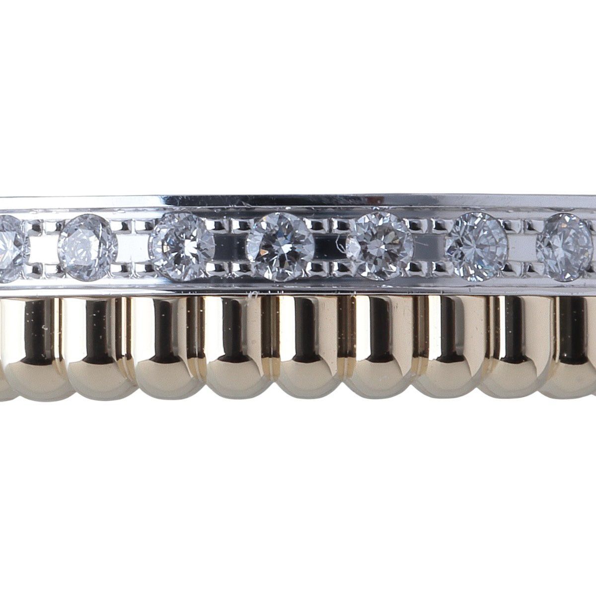 ブシュロン キャトル ラディアント ダイヤ リング 45 Au750YG|WG 箱 仕上げ済 BOUCHERON 24122