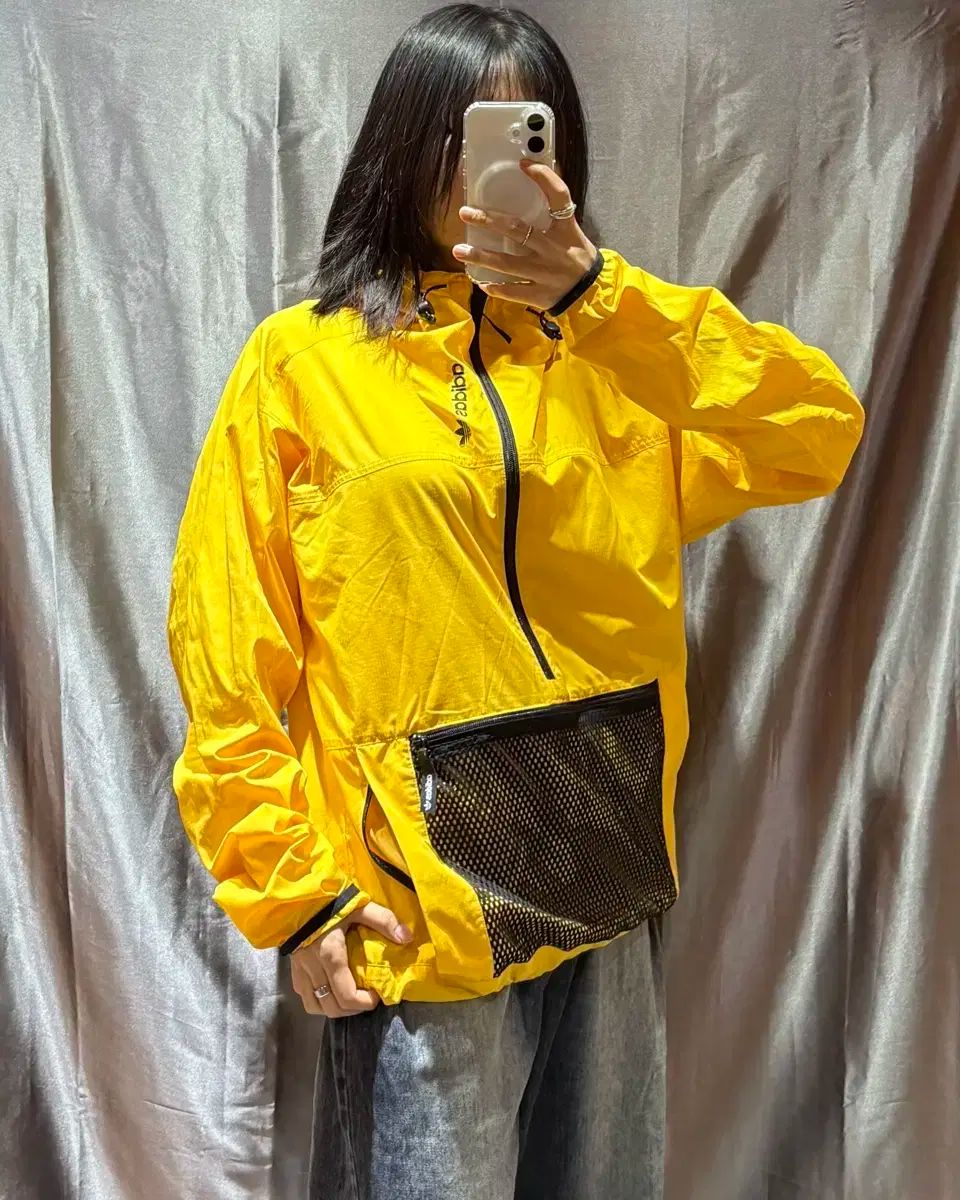 S アディダス ファイヤーバード ブルー バイ 白 ウィンドブレーカー