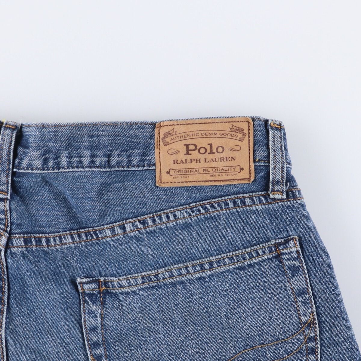 POLO ストレートデニムパンツ