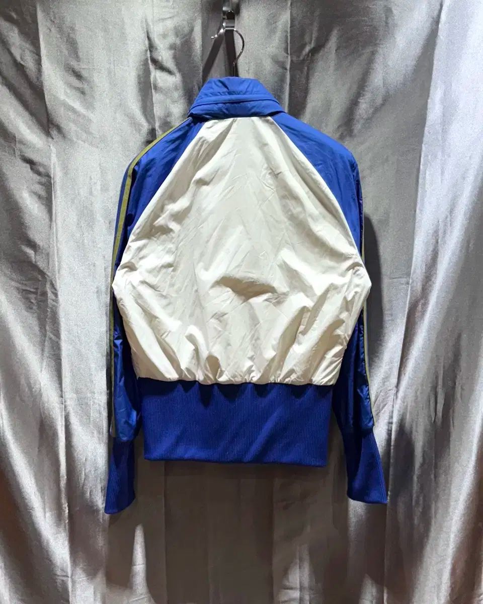 XS アディダス ファイヤーバード ブルー バイカラー 白 ウィンドブレーカー MAAHADDERANG_COM