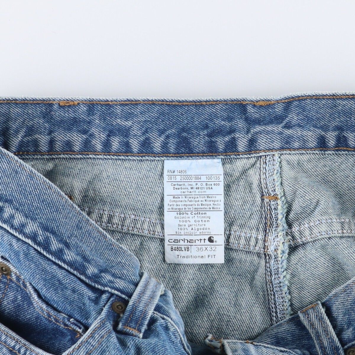  古着 カーハート Carhartt Traditional FIT テーパードデニムパンツ メンズw 37相当|eaa 595460 その他 メンズ