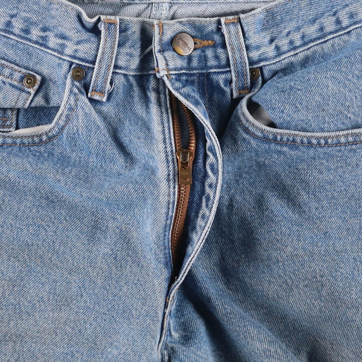 テーパードデニムパンツ