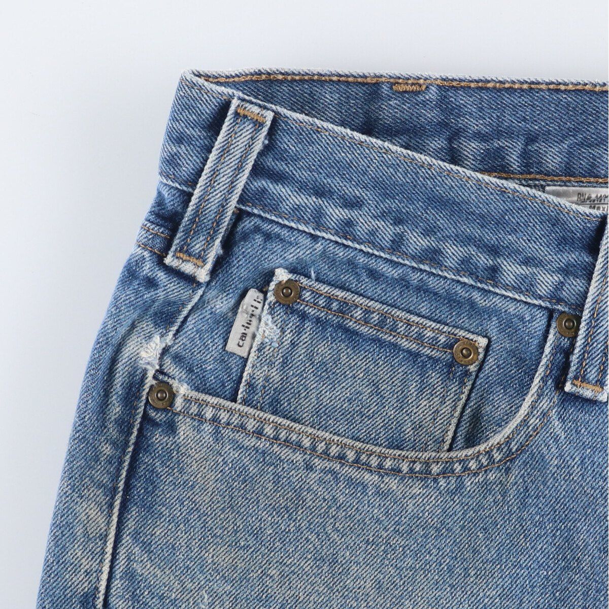 テーパードデニムパンツ メンズw