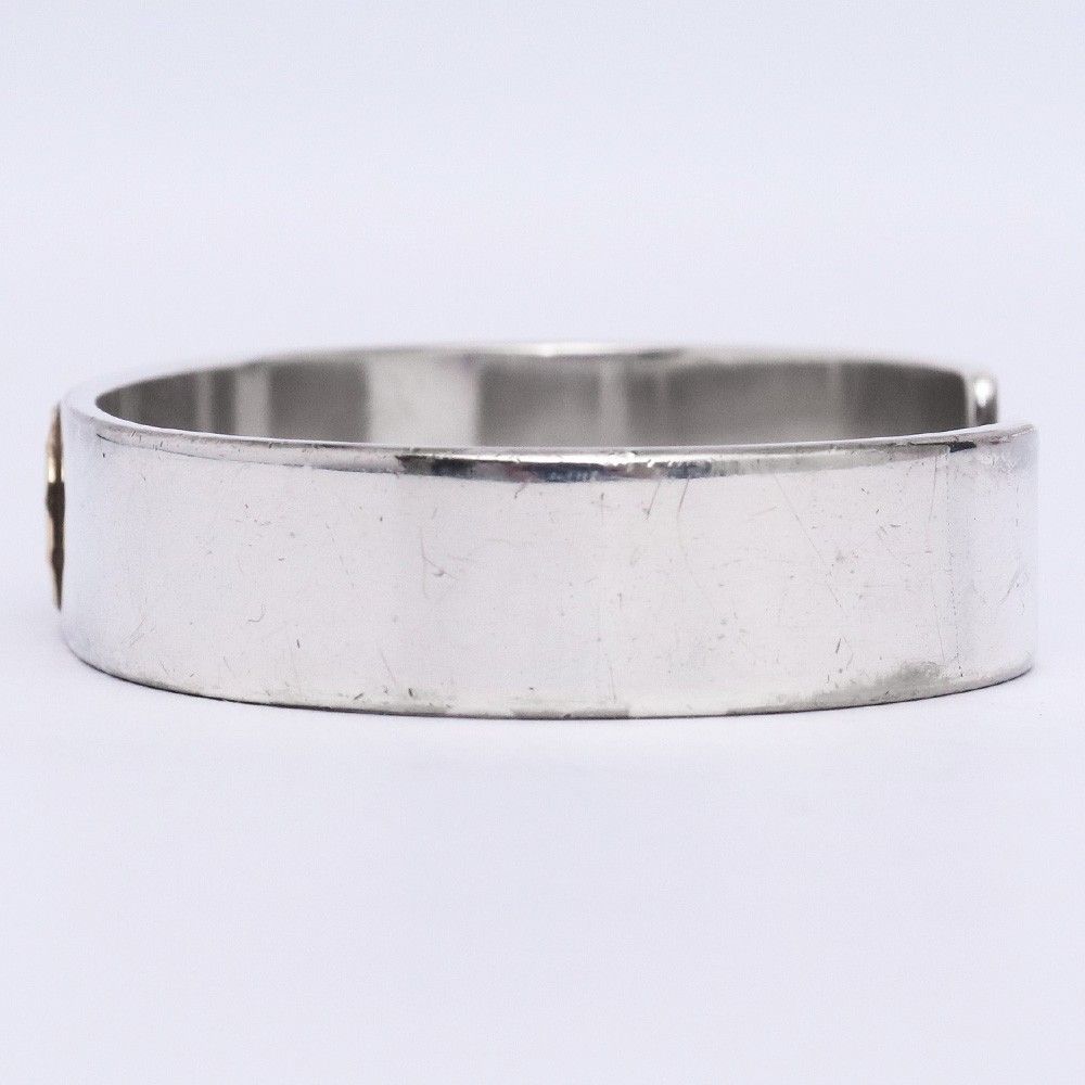 GORO S 平打ち ブレス Lサイズ シルバー WWW_SHINETEETH_COM