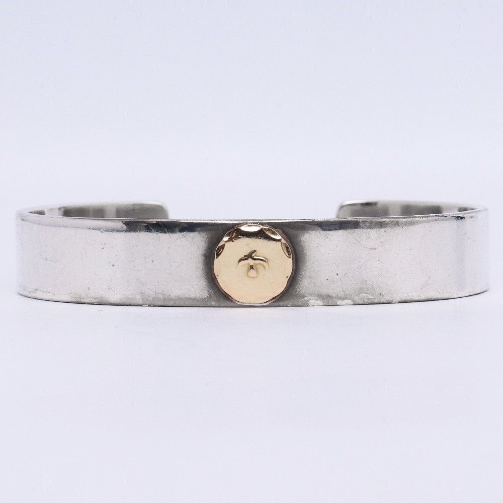 GORO S 平打ち ブレス Lサイズ シルバー