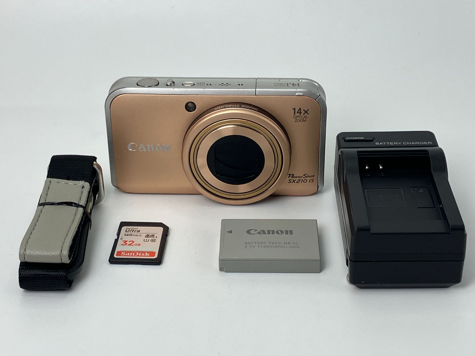 販売正本 Canon PowerShot SX210 IS 動作撮影再生確認済 現状品 【公式