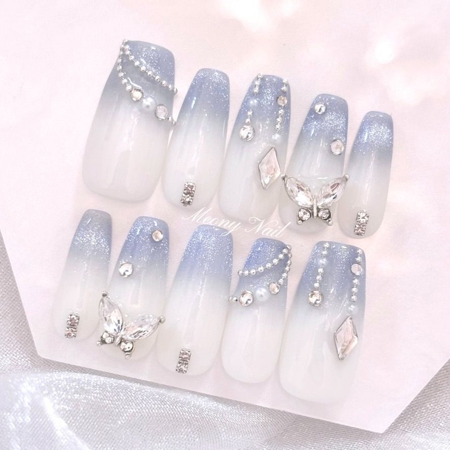 No.94オーダー♡量産型ワンホン韓国フレンチガーリースナ系蝶々