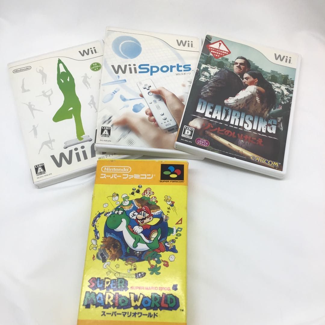 ジャンク品！ Wii 11枚 スーパーファミコン 1本 ゲームセット カーヴィ