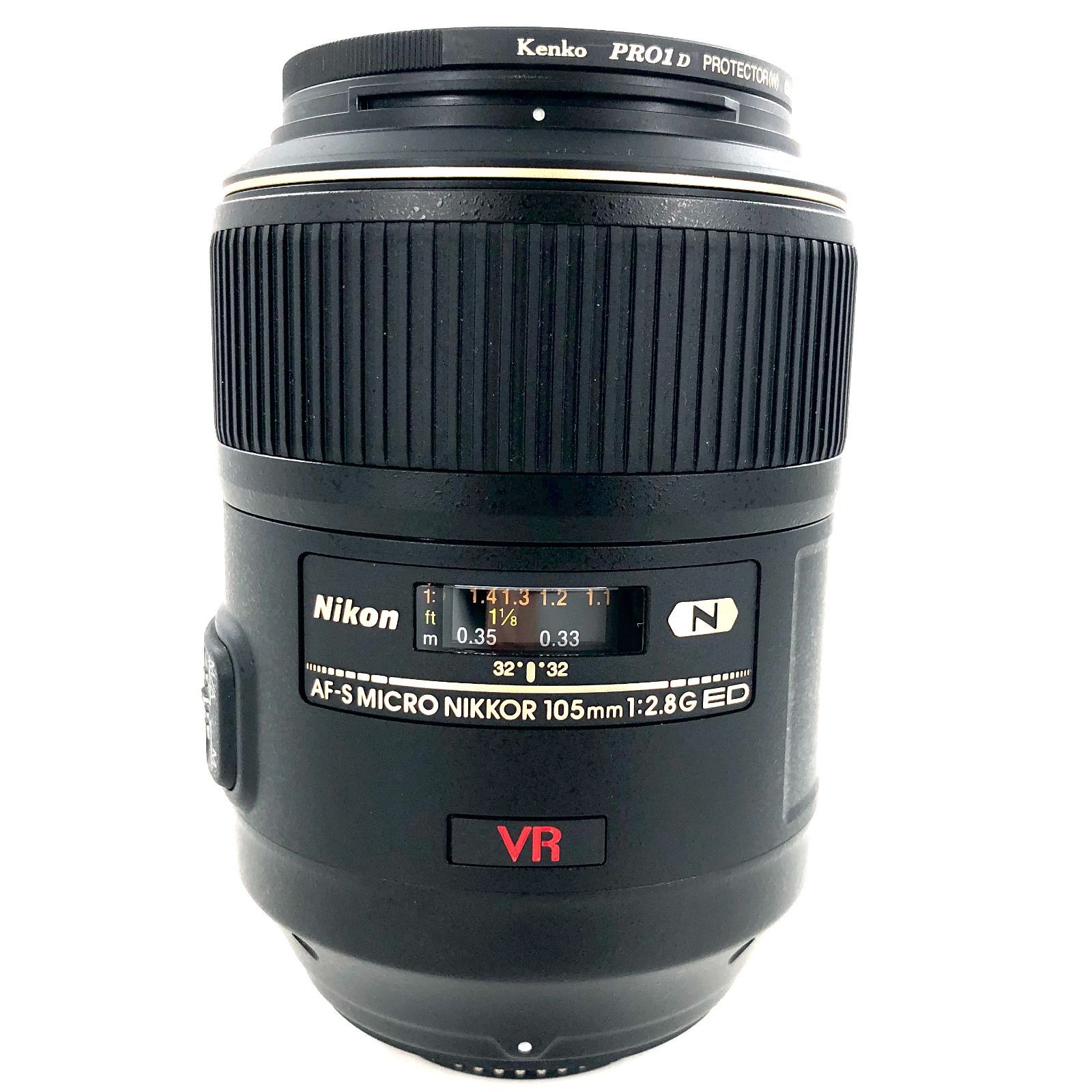 NIKON ニコン 単焦点レンズ AF-S MICRO NIKKOR 105mm 1 2.8G ケース付き PF-383
